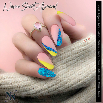 Second Life Marketplace - ::NN:: Nemo Short Almond Nails